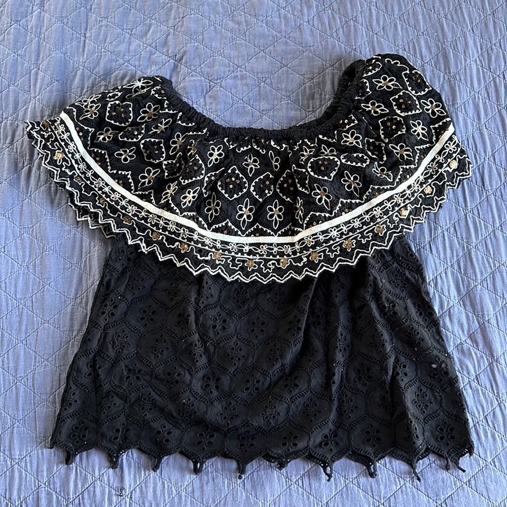 Anthropologie Off the Shoulder Top